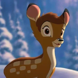 🌟 emoji Bambi Telegram sticker 21 of 44