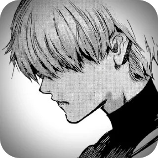 💇 emoji Tokyo Ghoul Telegram sticker 13 of 37