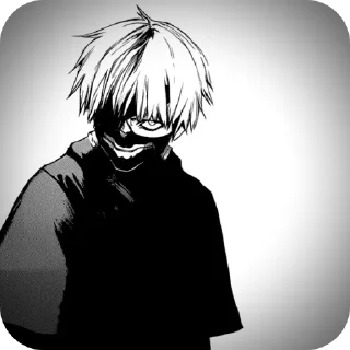 👍 emoji Tokyo Ghoul Telegram sticker 15 of 37