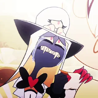 🫡 emoji БОЛЬШЕ ⇨ @CLOOBHUB СЭР ПЕНТИУС ОТЕЛЬ ХАЗБИН HAZBIN Telegram sticker 15 of 111