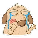 😭 emoji Diggy -- @tlive Telegram sticker 9 of 40