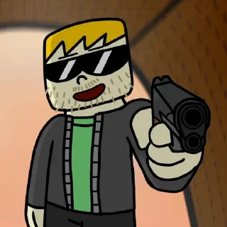 🔫 emoji Приключения Раяна и Алекса Telegram sticker 23 of 54