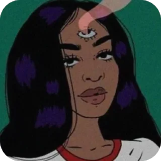🫥 emoji 𝙴𝚂𝙲𝙰𝙿𝙸𝚂𝙼 Telegram sticker 16 of 60