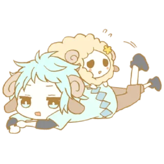 😳 emoji Тройняшки @nyasticks Telegram sticker 9 of 41