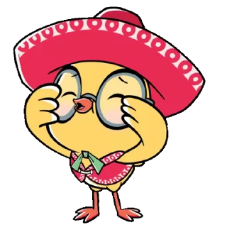 😮 emoji Chick by @stickerstgrm Telegram sticker 24 of 35