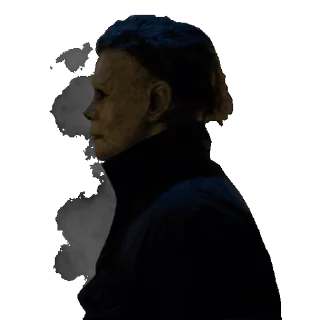 😶 emoji Michael Myers @stickerstgrm Telegram sticker 10 of 25