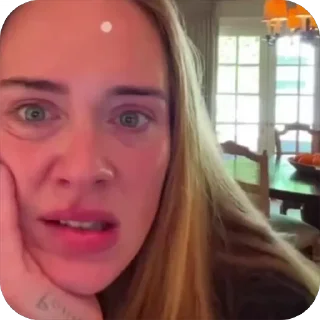 🤨 emoji Adele by @savelev_2006 Telegram sticker 8 of 67