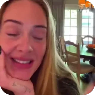 😂 emoji Adele by @savelev_2006 Telegram sticker 5 of 67