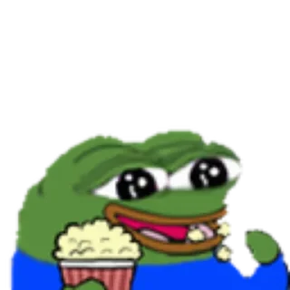 🍿 emoji Peepo frog by @ne_sirozhka Telegram sticker 24 of 31