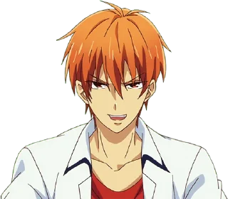😏 emoji Kyou Souma (Fruits Basket) @keiriststicks Telegram sticker 11 of 60