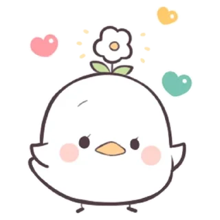🥰 emoji Птичка проросток  - @tg_sticks Telegram sticker 2 of 38