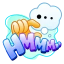 🤔 emoji Colorful Messages Telegram sticker 22 of 37