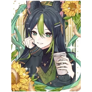 😎 emoji тигнарик солнышко Telegram sticker 5 of 30