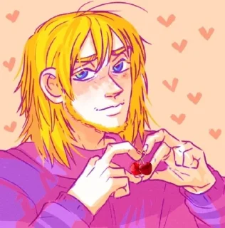 ❤️ emoji Sally face❤ Telegram sticker 23 of 80