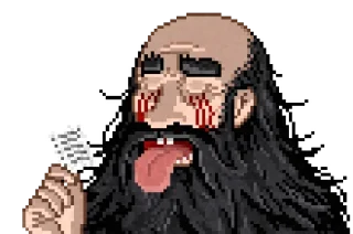 😋 emoji Yuppie psycho Telegram sticker 22 of 35