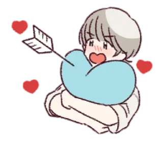 ❣️ emoji luv <//3 @plusikradom ٩(  ᵔᗜᵔ* )و Telegram sticker 19 of 35