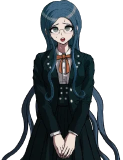 😥 emoji 💙 Shirogane Tsumugi by @wanna_s_l_e_e_p 💙 Telegram sticker 10 of 120