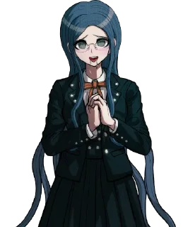 😍 emoji 💙 Shirogane Tsumugi by @wanna_s_l_e_e_p 💙 Telegram sticker 15 of 120