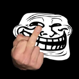 🖕 emoji KYS Telegram sticker 17 of 75