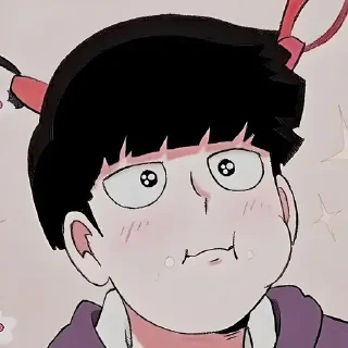 🤩 emoji Моб психо @anime_sticks Telegram sticker 17 of 20