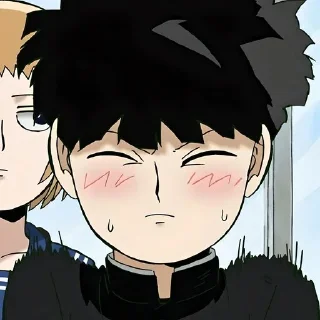 Sticker from Моб психо @anime_sticks