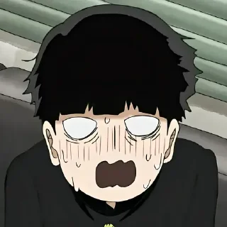 Sticker from Моб психо @anime_sticks
