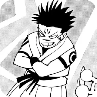 😈 emoji Ryomen Sukuna @stickrubot Telegram sticker 15 of 66