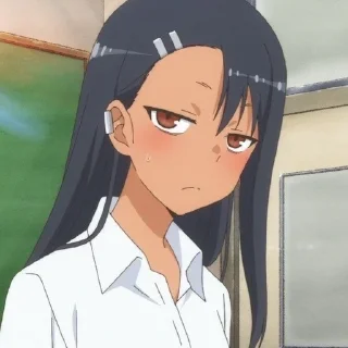 😒 emoji NagatoroSan Telegram sticker 19 of 52