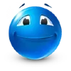 🙂 emoji Blue Emoji | @cesdy Telegram sticker 15 of 55
