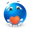 ❤ emoji Blue Emoji | @cesdy Telegram sticker 14 of 55