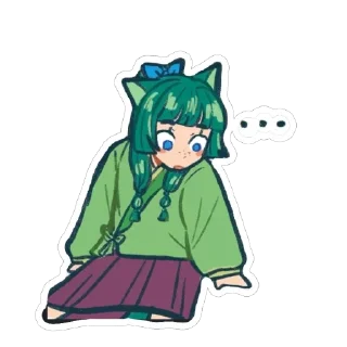 🫥 emoji Maomao by:whos_sakutara(instagram) Telegram sticker 9 of 42
