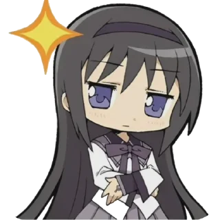 👄 emoji madoka Telegram sticker 6 of 47