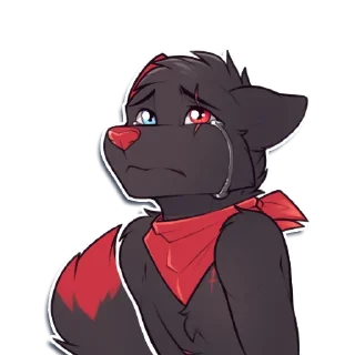 😭 emoji Stealth The Fox Telegram sticker 11 of 106
