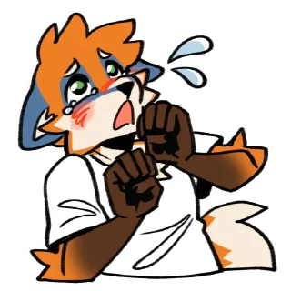 😨 emoji @kamithefox Telegram sticker 6 of 58