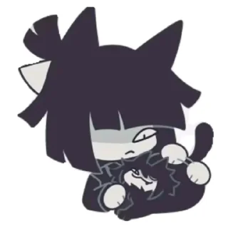🐱 emoji Basics in Behavior Telegram sticker 12 of 17