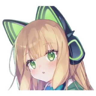 😯 emoji Saiba Midori Telegram sticker 4 of 120