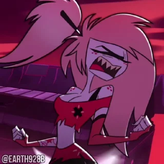 😍 emoji @CLOOBHUB ⌥ ОТЕЛЬ ХАЗБИН HAZBIN HOTEL СТИКЕРЫ ТГ Telegram sticker 23 of 35