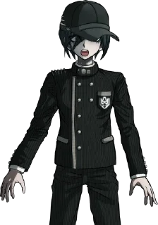 😨 emoji Shuichi Saihara @M4kosSt1ck Telegram sticker 11 of 120