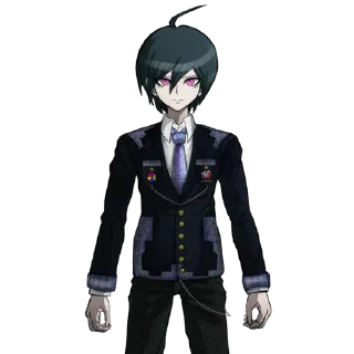 😶 emoji Shuichi Saihara sprite edits by @wait_whatta_fuck Telegram sticker 6 of 48