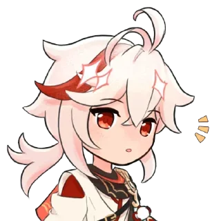 🤨 emoji Kazuha❤️ @Pea4_stickerbot Telegram sticker 5 of 78