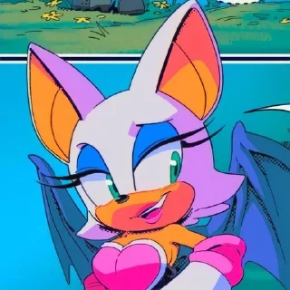 🌟 emoji 🖤_-Rouge the bat-_🕸️ Telegram sticker 4 of 21