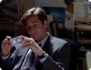 Sticker from X files
