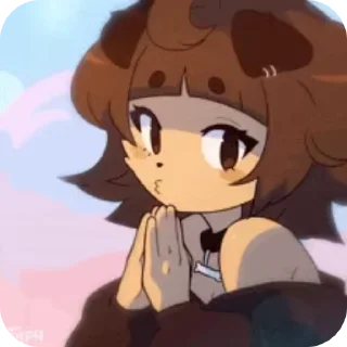 😍 emoji Mimi furry @domrazloma Telegram sticker 15 of 50