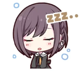 😴 emoji чооо секай! Telegram sticker 22 of 24