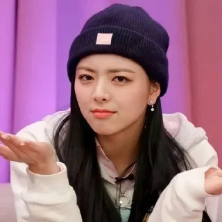 🤷‍♀ emoji it's itzy Telegram sticker 13 of 21