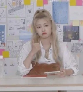 🙁 emoji it's itzy Telegram sticker 19 of 21