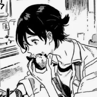 😋 emoji Mio Chibana @DIRTEO Telegram sticker 19 of 31
