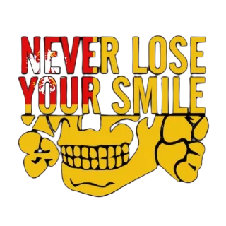 🍔 emoji ООН Never Lose Your Smile Telegram sticker 22 of 30
