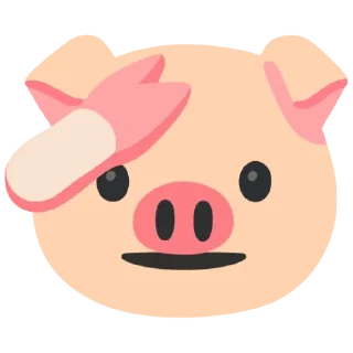 🫡 emoji Android Pigs Telegram sticker 12 of 80