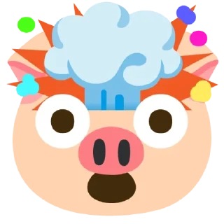 🤯 emoji Android Pigs Telegram sticker 13 of 80